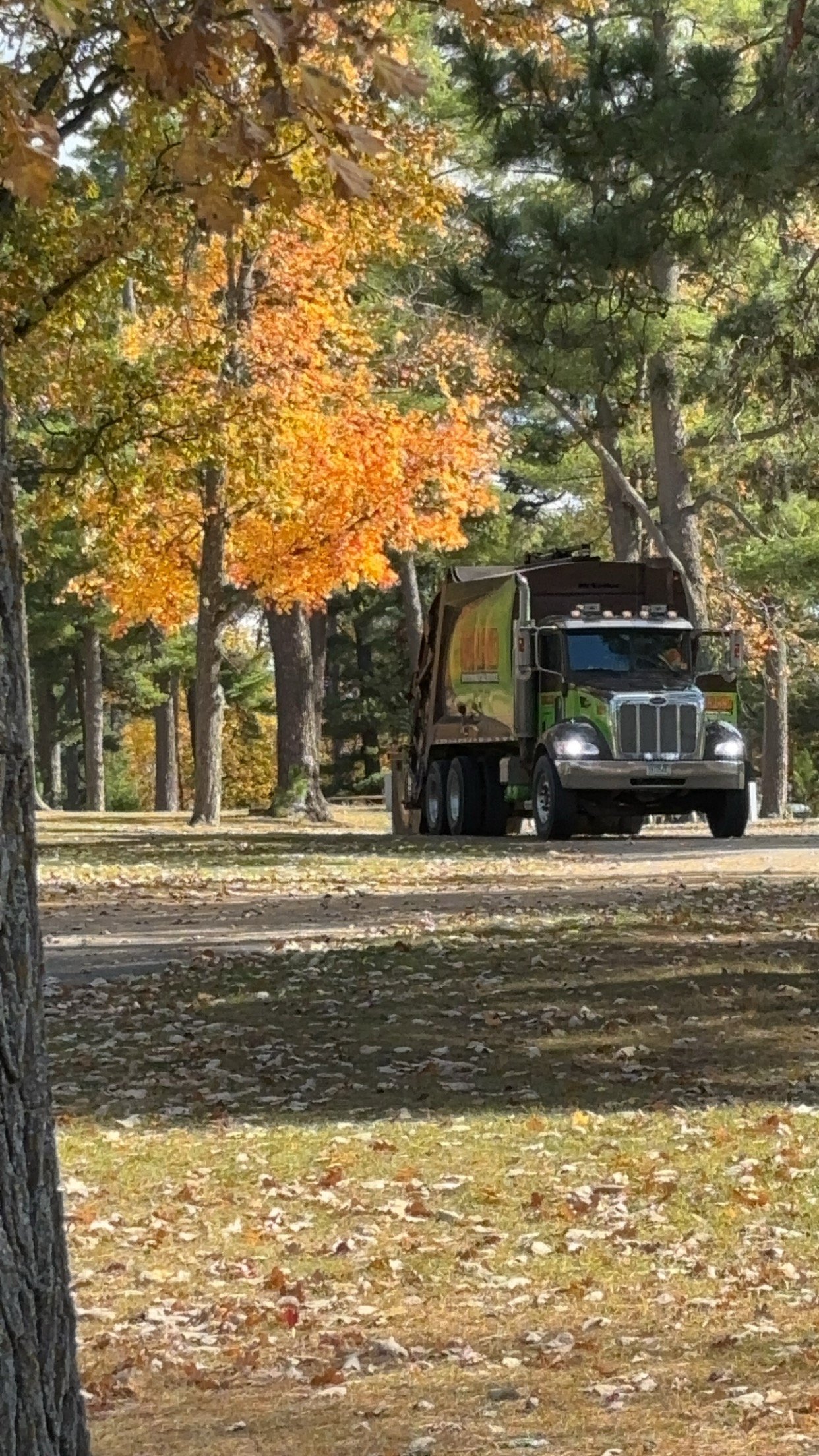 Fall route at Crystal Lake, Grand Rapids