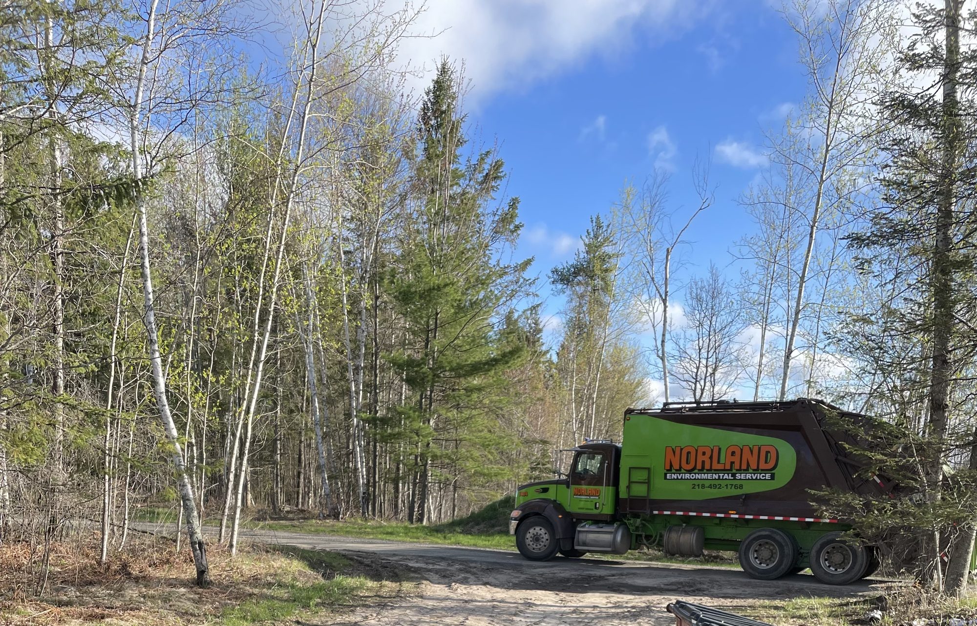 Walter's truck in service